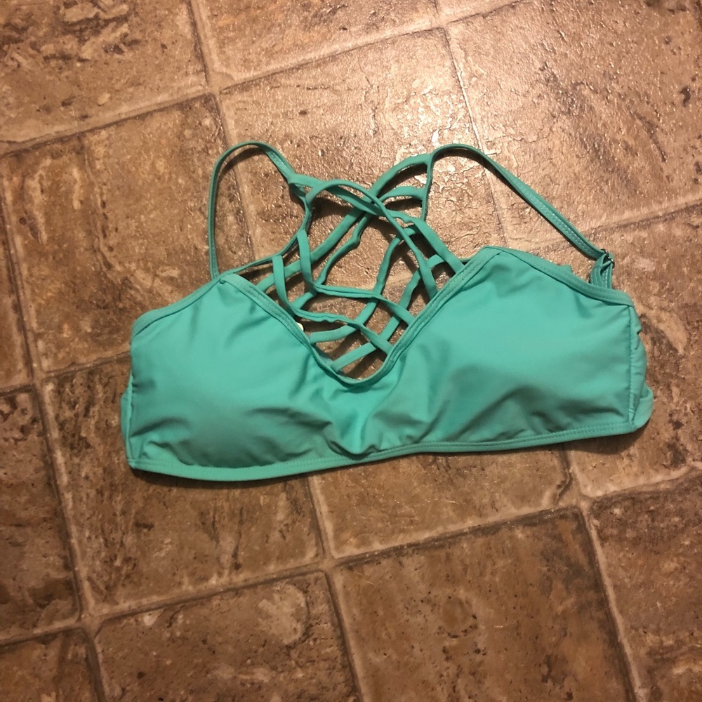 Strappy swim top